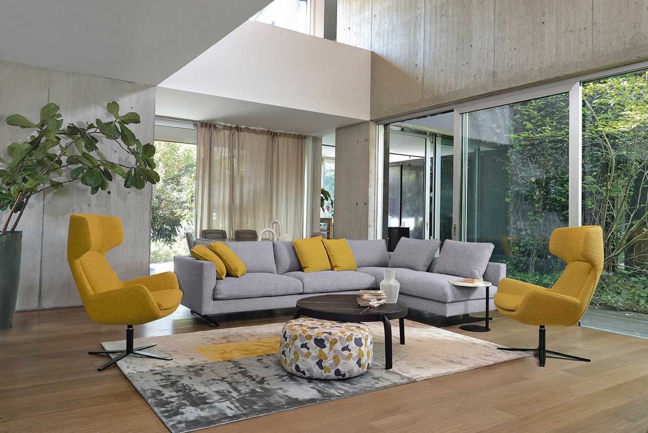 Тканевое вращающееся кресло с подлокотниками CTS SALOTTI GRACE ARCH-00143440 - Вид №1