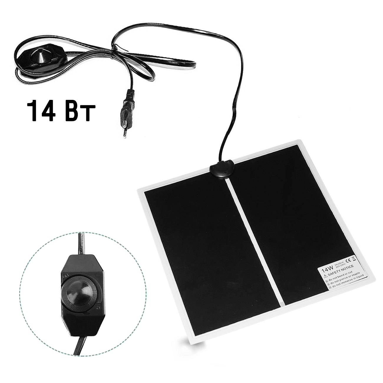 2261 Коврик для подогрева 14 Ватт LAB.Space  - Вид №1