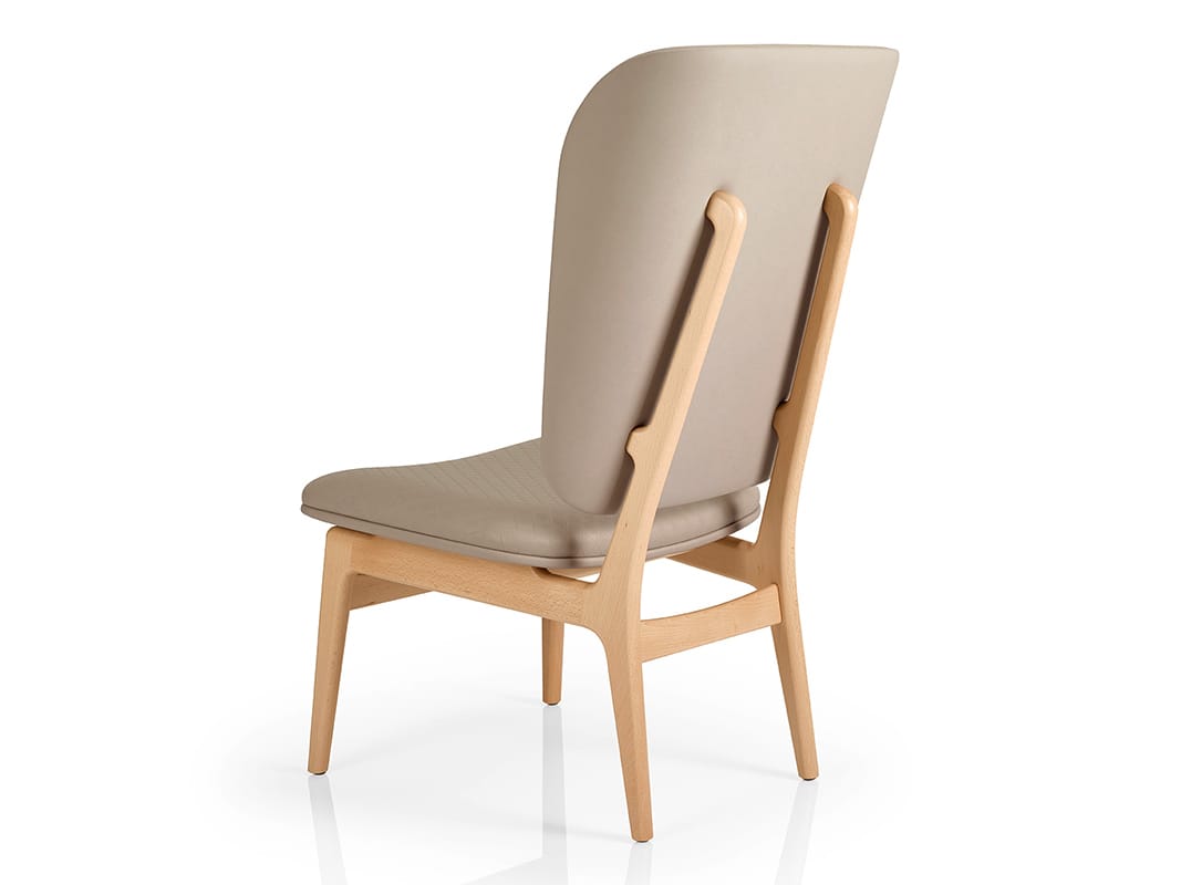 Кожаное кресло с подголовником More Contract Chloe ARCH-00129980