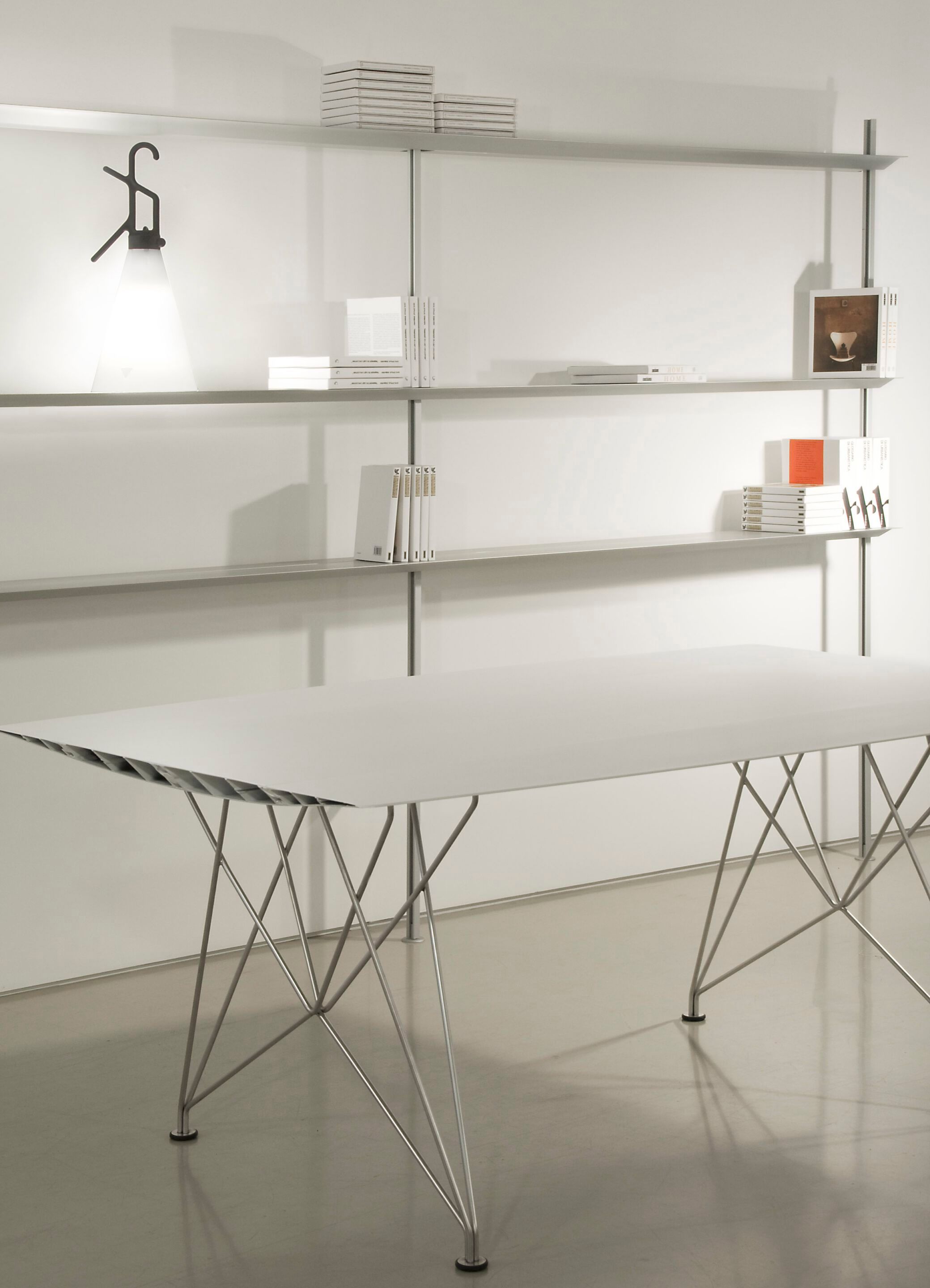 Прямоугольный обеденный стол из алюминия и нержавеющей стали BD Barcelona Aluminium ARCH-00104938 - Вид №1