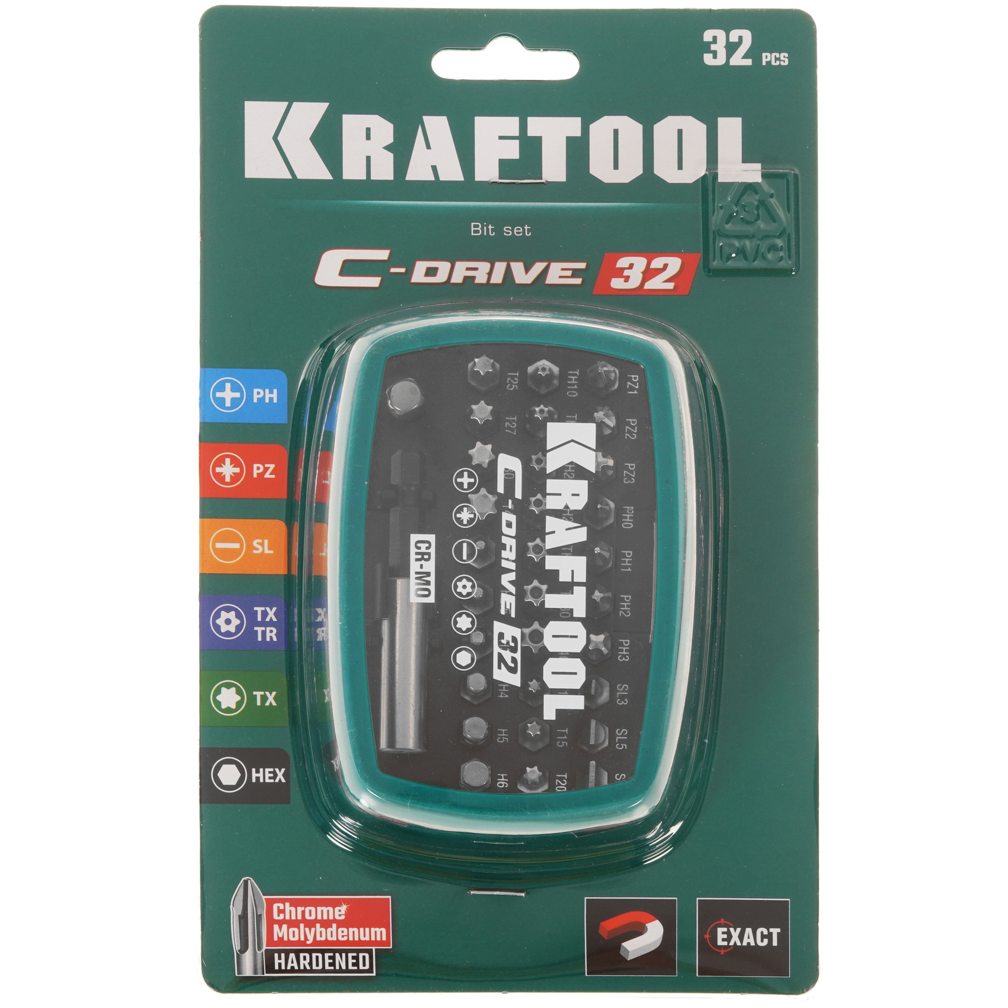 Набор бит KRAFTOOL 6067-H32 9012549 STDN-0131943