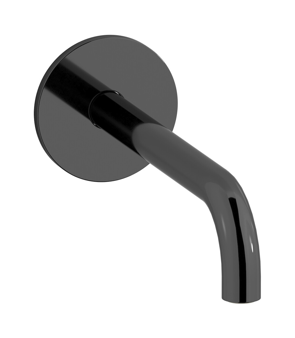 Настенный излив для ванны WE ARE IB rx327cf_23 Black Chrome Reflex