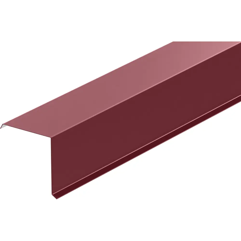 Планка торцевая 90x90x2000 мм 0.4 мм RAL 3005 вишневый 86778583 STLM-2152646 ВЕГА 