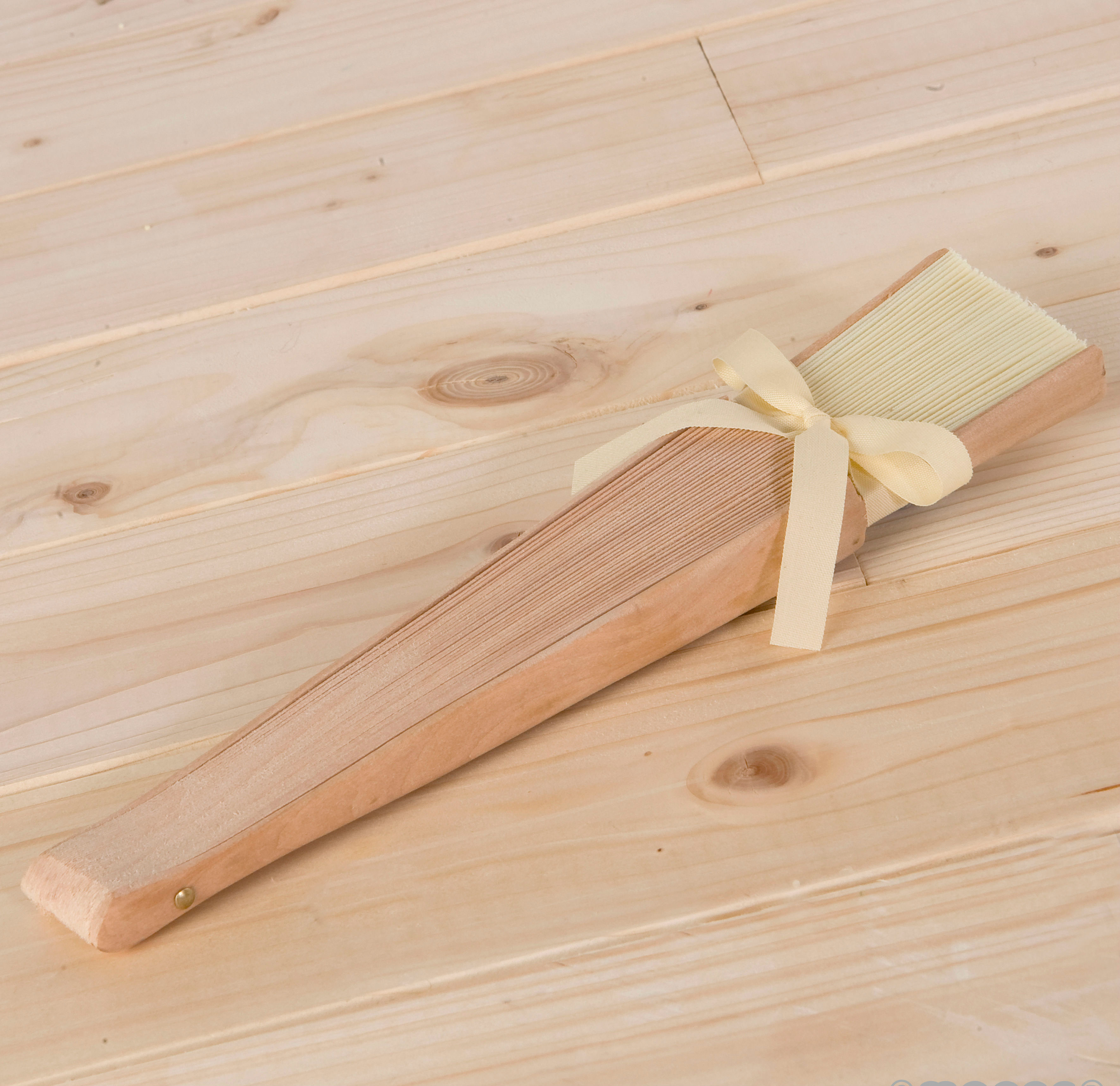 WA193.23 Декорированные ткани и Деревянный Веер Dekoraniaevents Bodas Слоновая Кость 