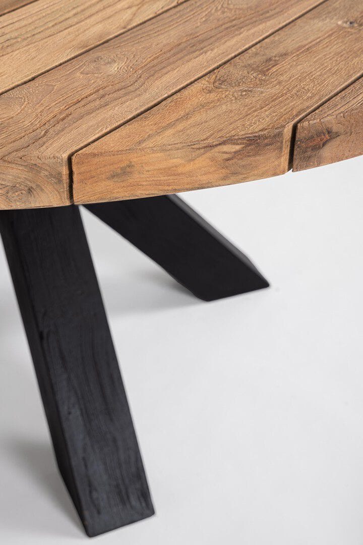 Круглый стол из тикового дерева BIZZOTTO RODERICK ARCH-00015093 - Вид №1