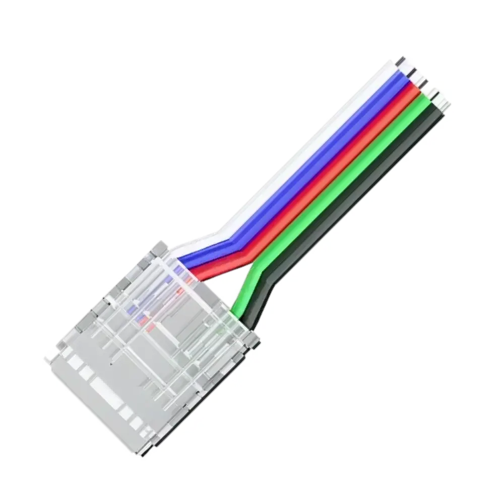 Коннектор соединительный для RGBW светодиодной ленты Apeyron Electrics 12-24 В 12 мм IP20 5pin 89453539 STLM-2163521  - Вид №1
