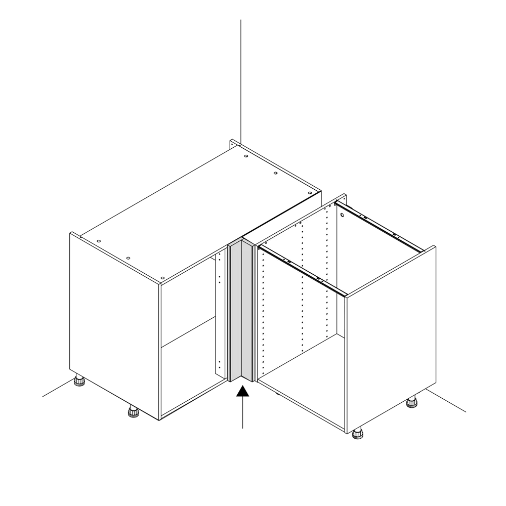 Угол для кухонного шкафа Томари 4x77-40 см KONSENSA МДФ цвет синий 89423351 STLM-2195442 - Вид №9