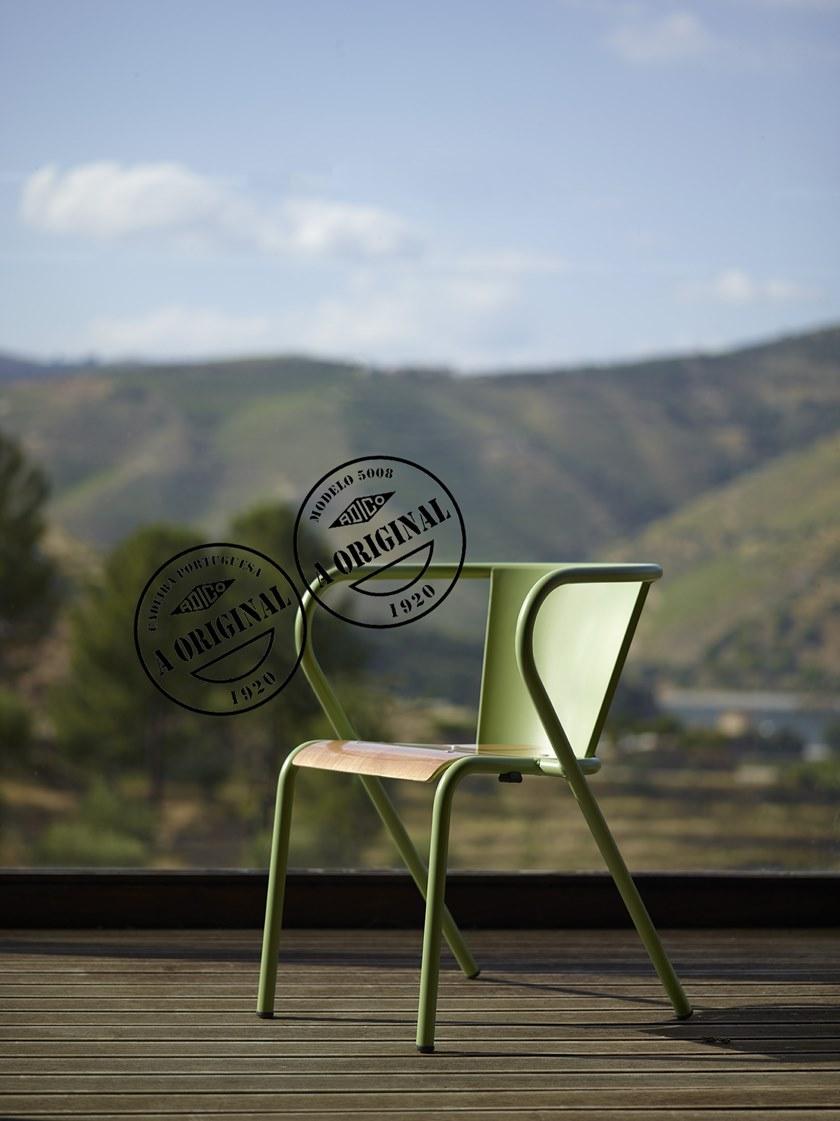 Adico Штабелируемый металлический садовый стул с подлокотниками sun-id-1350546 - Вид №1