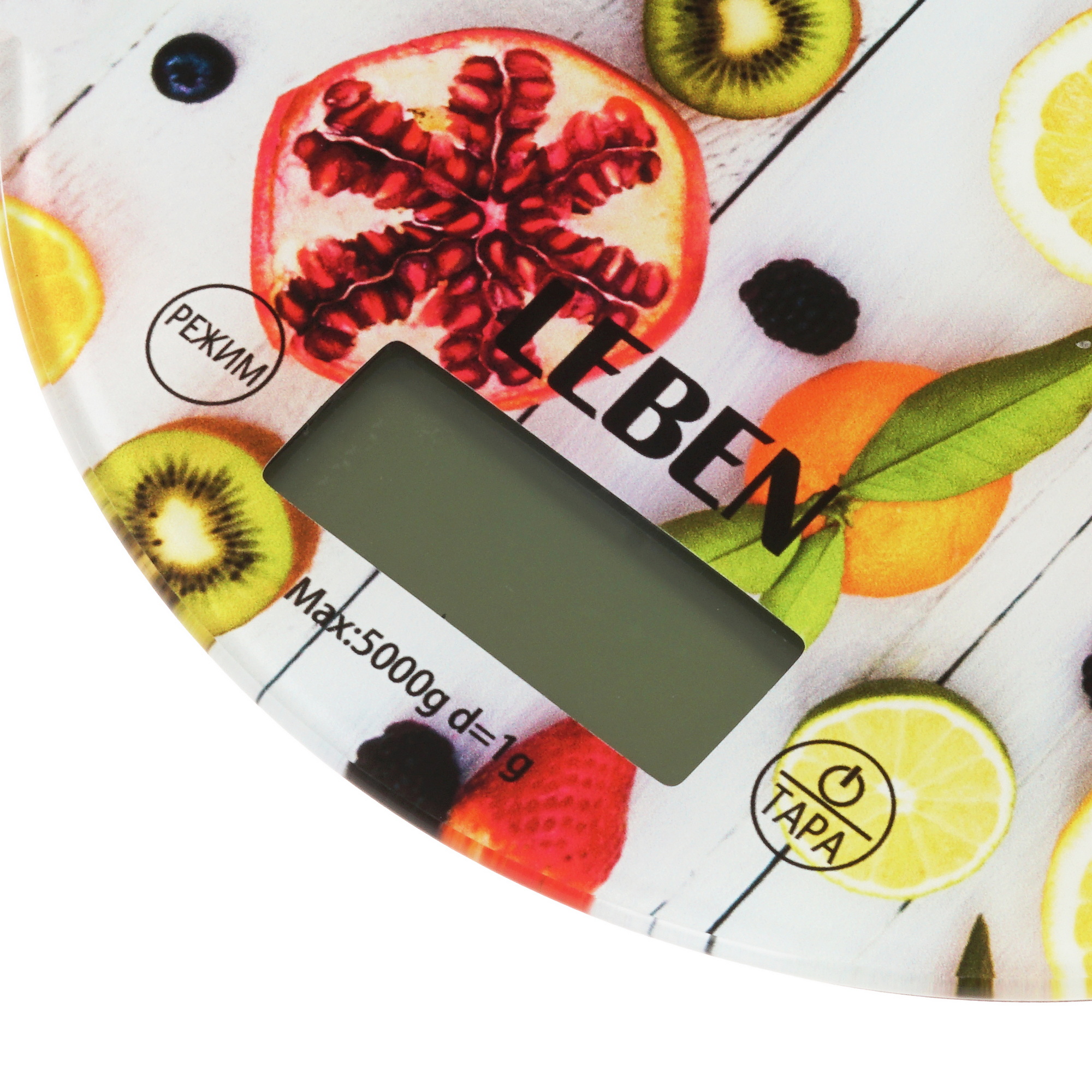 9237204 Кухонные весы LEBEN 268-063 разноцветный STDN-0043906 - Вид №2