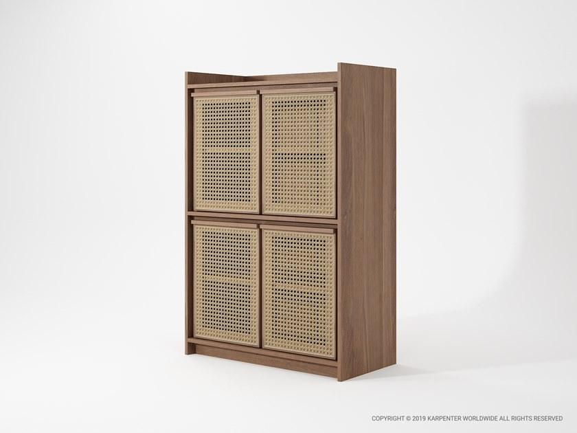 KARPENTER Комод из массива дерева и ротанга Roots sun-id-1422030 - Вид №10