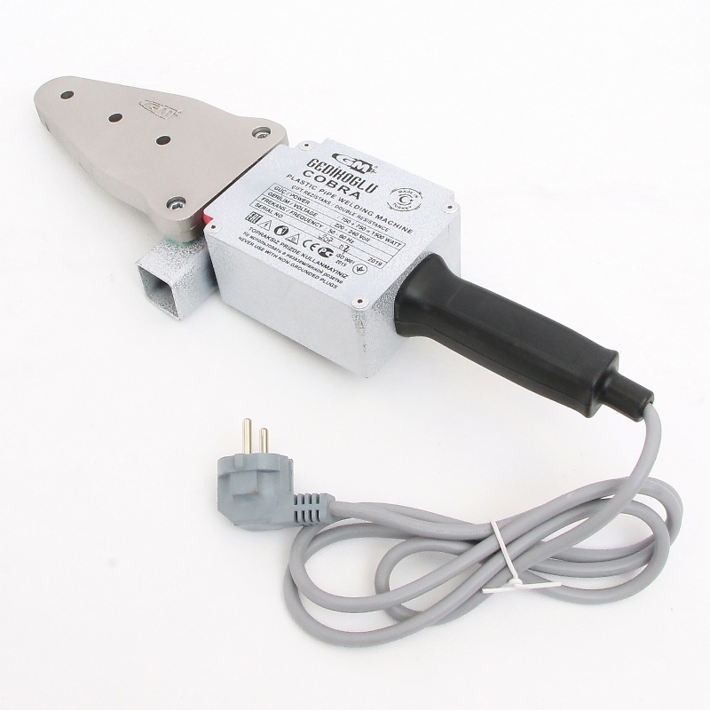 Набор монтажный GM Cobra EKONOMIK для сварки PPR-труб 1500 Вт 16-63 мм, насадки 20-40 мм, резак, рулетка GM0008 - Вид №3