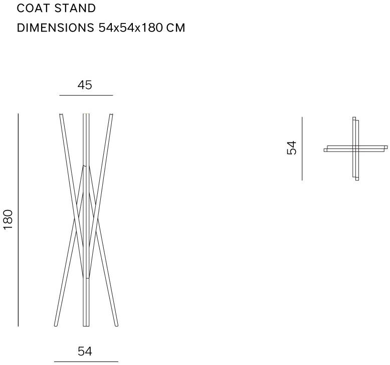 prostoria Вешалка из массива дерева Simetria sun-id-1401979 - Вид №3