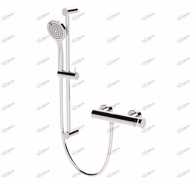 Rubinetteria Giulini Внешний смеситель для душа со скользящей штангой и ручным душем Myring Fmr0008ws