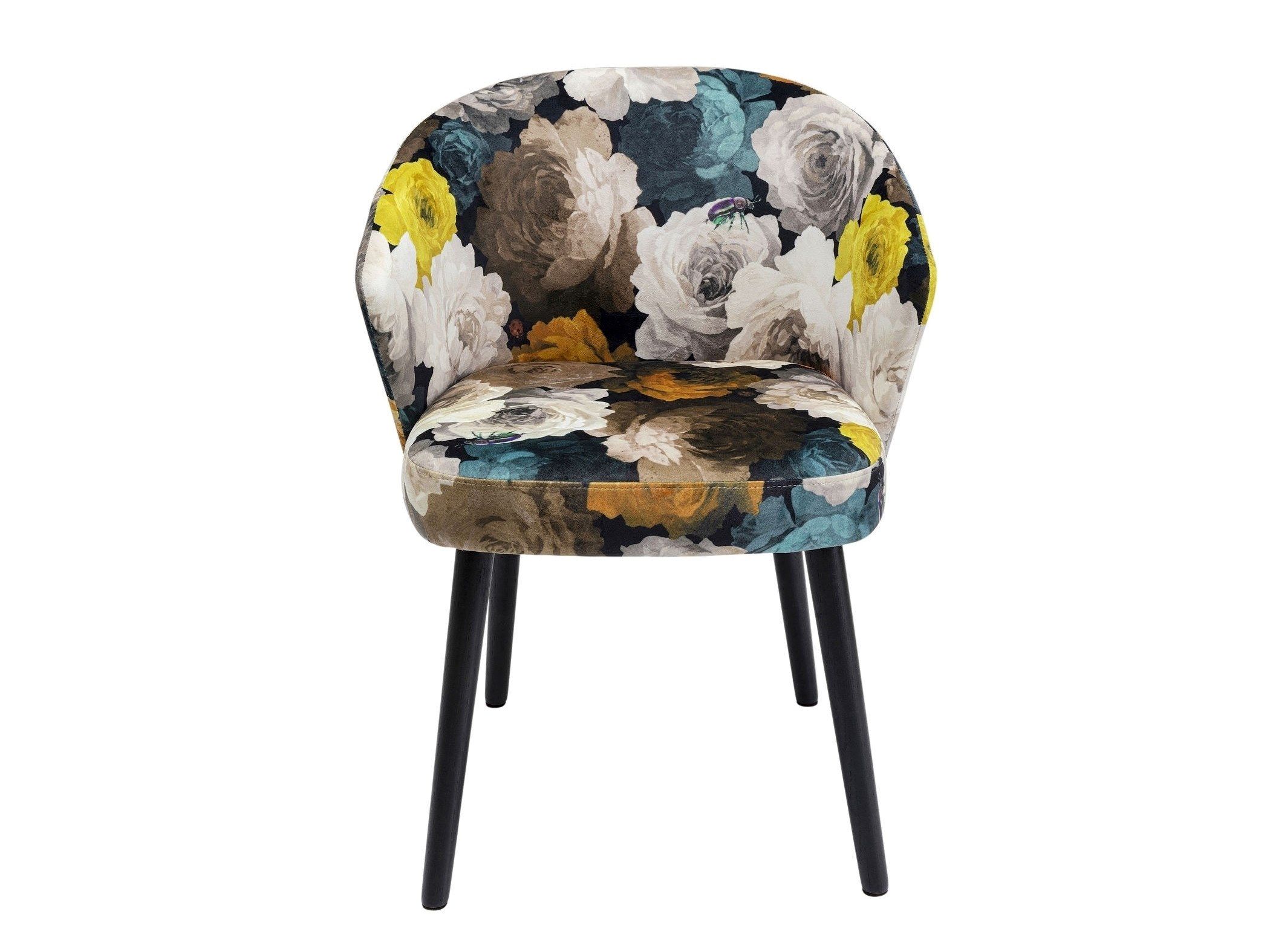 Тканевый стул с подлокотниками KARE Design Пион ARCH-00099845 - Вид №1