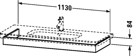 DS608304949 Подвесная раковина настенная овальная Duravit Durastyle - Вид №1