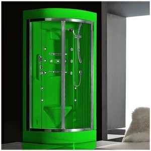 Душевая кабина Gruppo treesse Acquazzurra 90 STI-B7596S-ZE белая с гидромассажем угловая левая