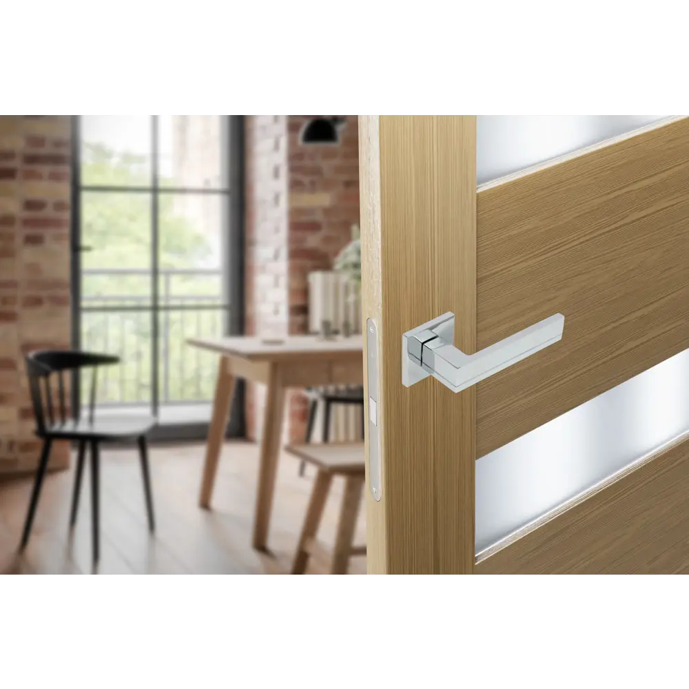 Дверные ручки EDSON EDS-170H-Q2 на розетке, хром 85168447 STLM-0059332 - Вид №8