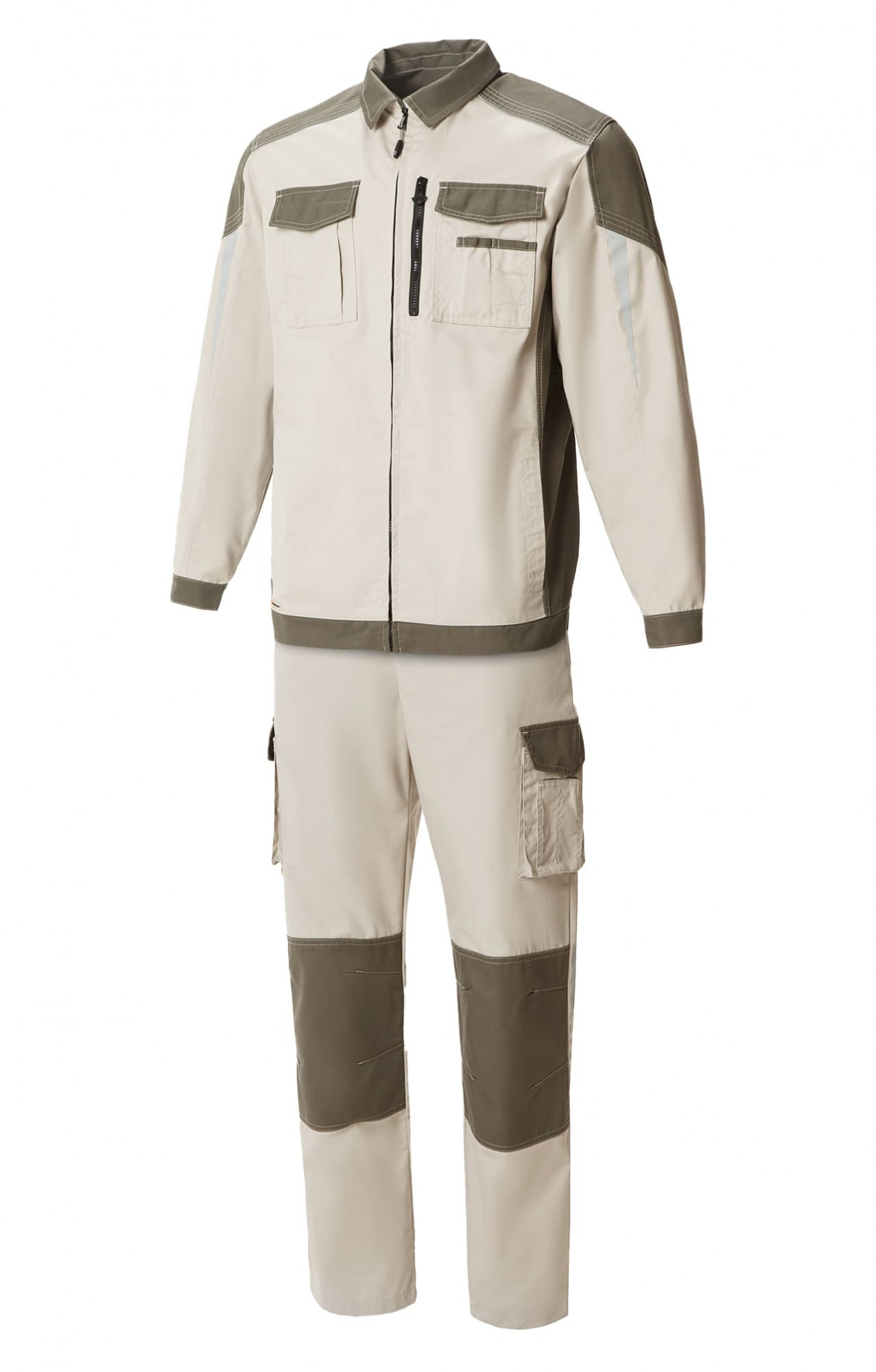 4973744 Костюм  NEW цвет серый песок с серым хаки STATUS  Летняя спецодежда  размер 60-62/170-176 