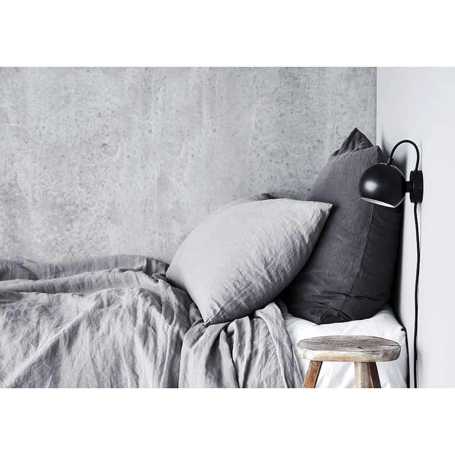 47501360111 Лампа настенная ball, D12 см, темно-серая матовая Frandsen  - Вид №1