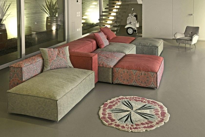 Gobbo Salotti Модульный диван со съемным чехлом из ткани sun-id-1396174 - Вид №2