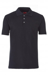 66344 Тенниска-поло черная  Одежда для салонов красоты  размер M (48)