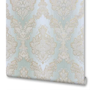 Обои бумажные Московская Обойная Фабрика Вивальди зелёные 0.53 м Вивальди 239112-7