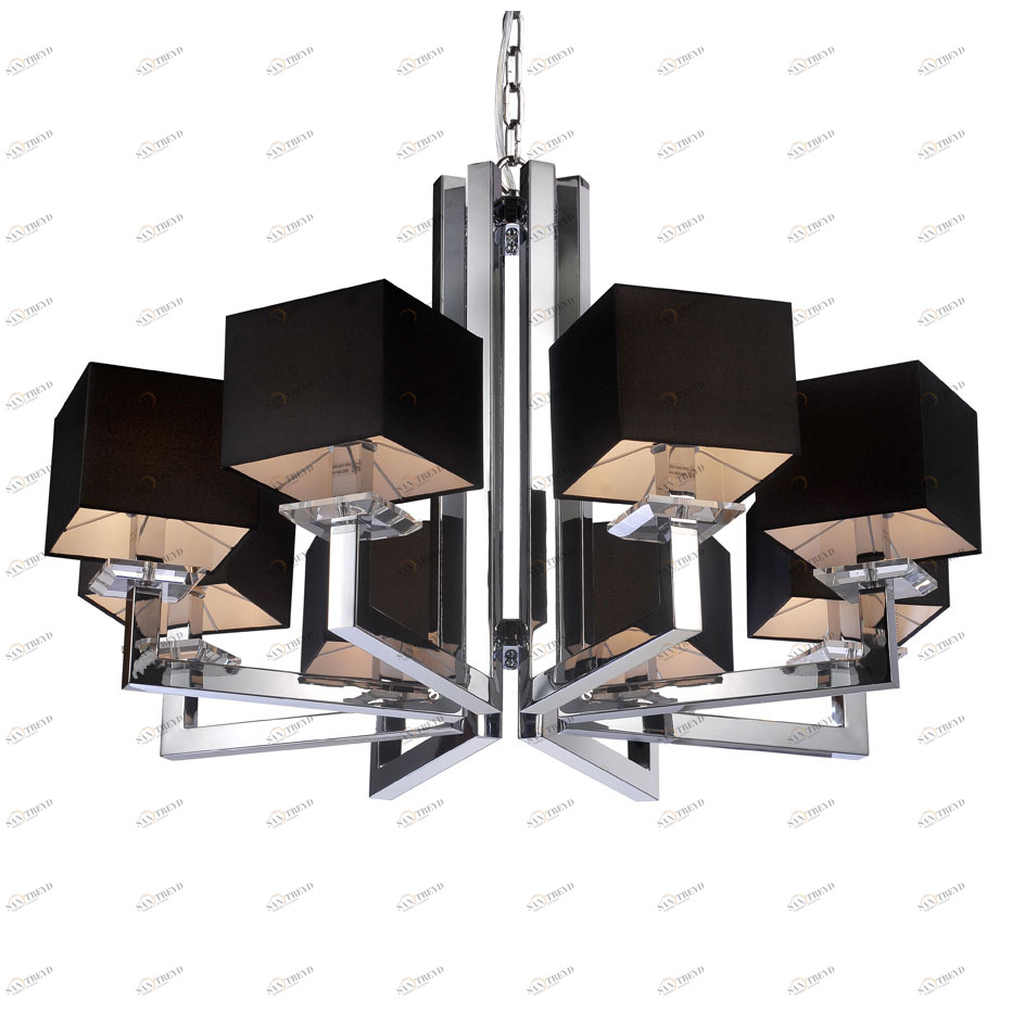 Люстра дизайнерская Uncertainly хром 3208+1/C NEWPORT ДИЗАЙНЕРСКИЕ 057709 Хром 