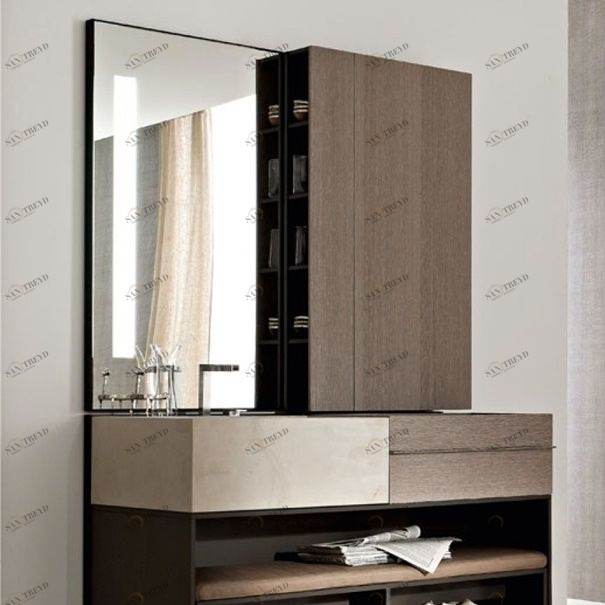 Toscoquattro Зеркало с люминисцентной подсветкой Elements мокко 09EN1AB