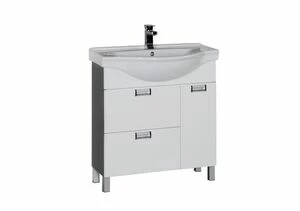 Тумба под раковину Aquanet Сити 80 венге