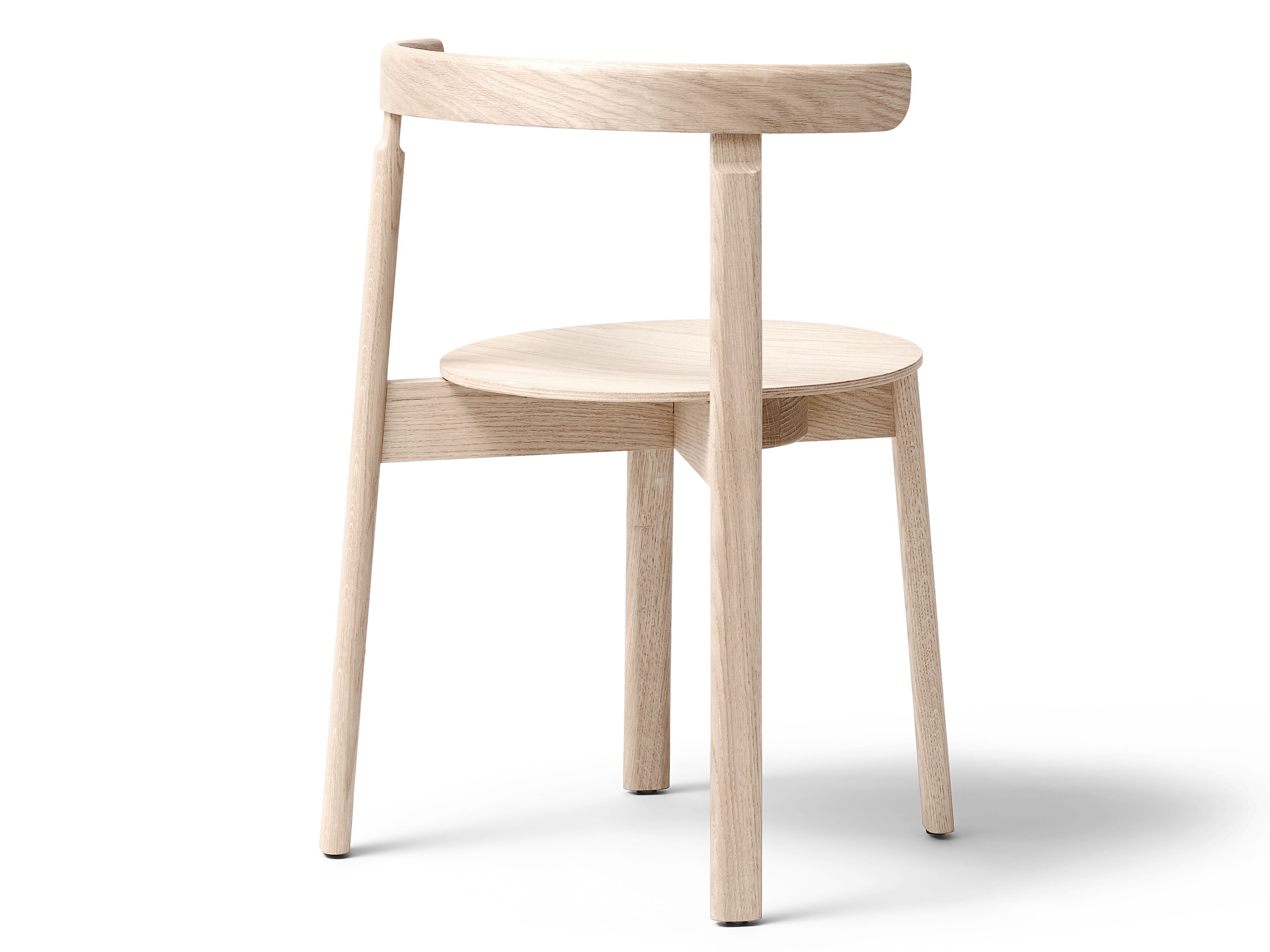 Штабелируемый стул из дуба с открытой спинкой Form & Refine Lunar ARCH-00138732 - Вид №5