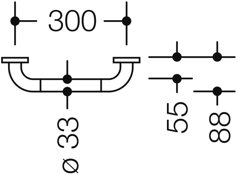 801.36D100 ручка для захвата HEWI HEWI active+  - Вид №1