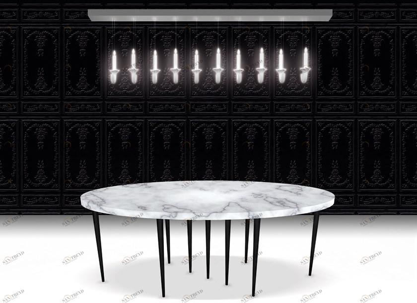 Beau & Bien Стол из каррарского мрамора sun-id-1353093