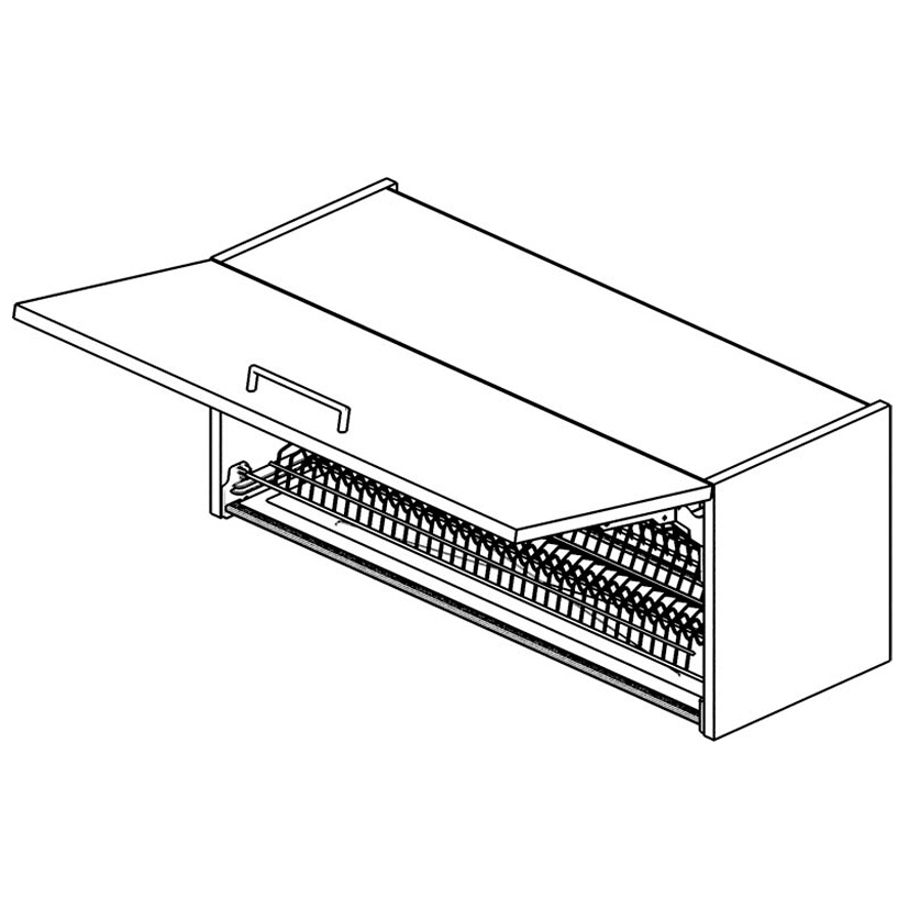 Кухонный шкаф с сушкой для посуды  EWV1V SIDAK SIST3522-9426