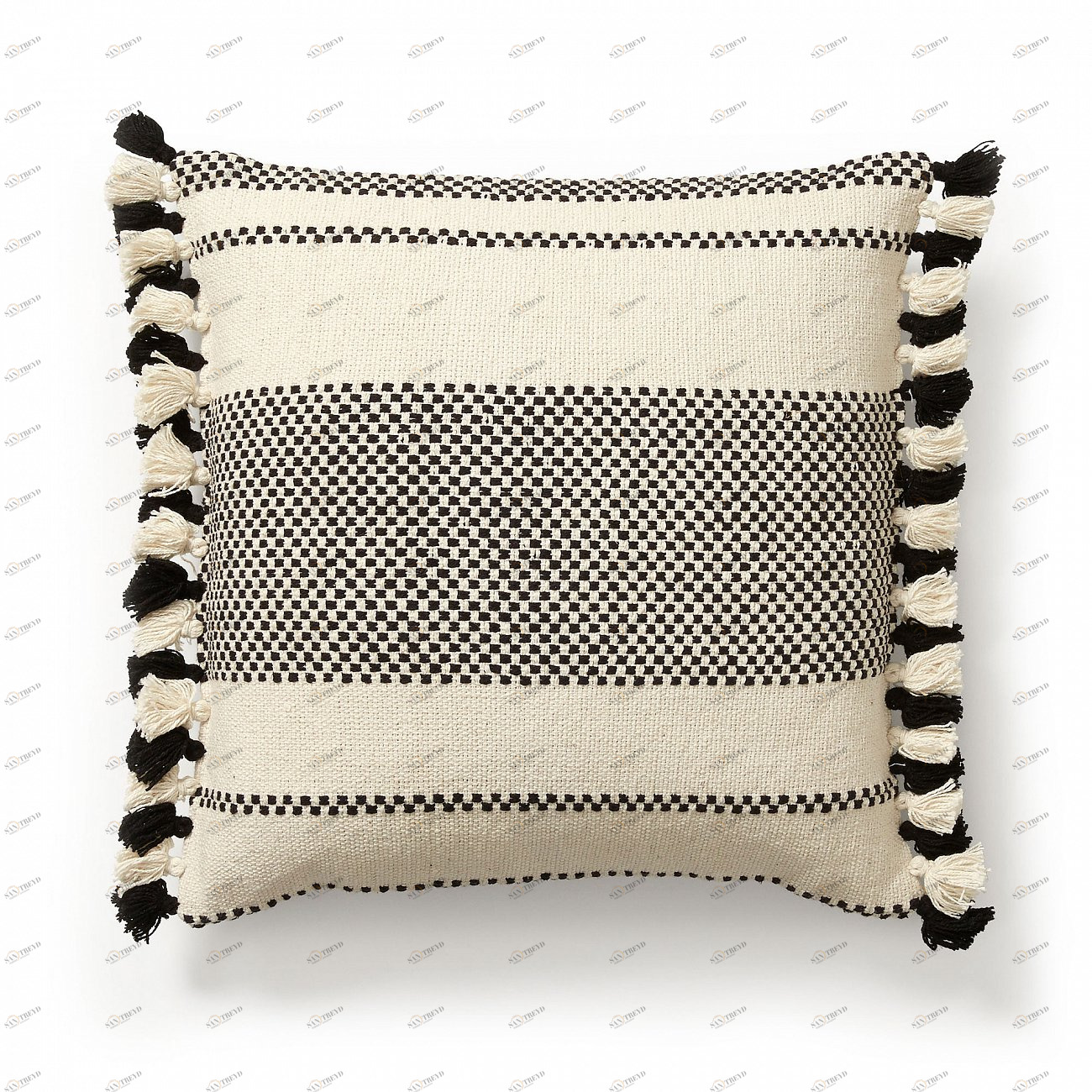 Чехол на подушку 45x45 черно-белый от La Forma LA FORMA ОРНАМЕНТ 299194 Разноцветный 