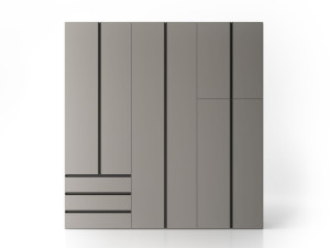 Деревянный секционный шкаф