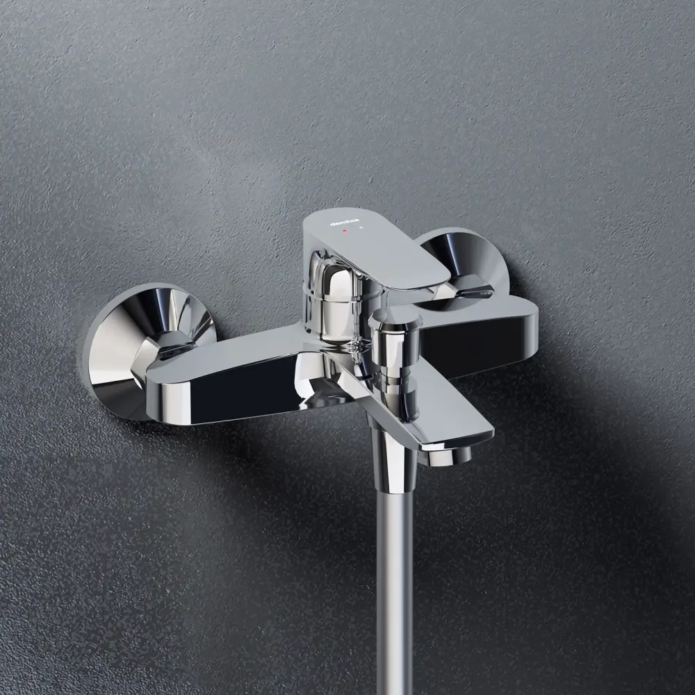 Смеситель для ванны DAMIXA Willow - хром, однорычажный 89346496 STLM-1397346 - Вид №2