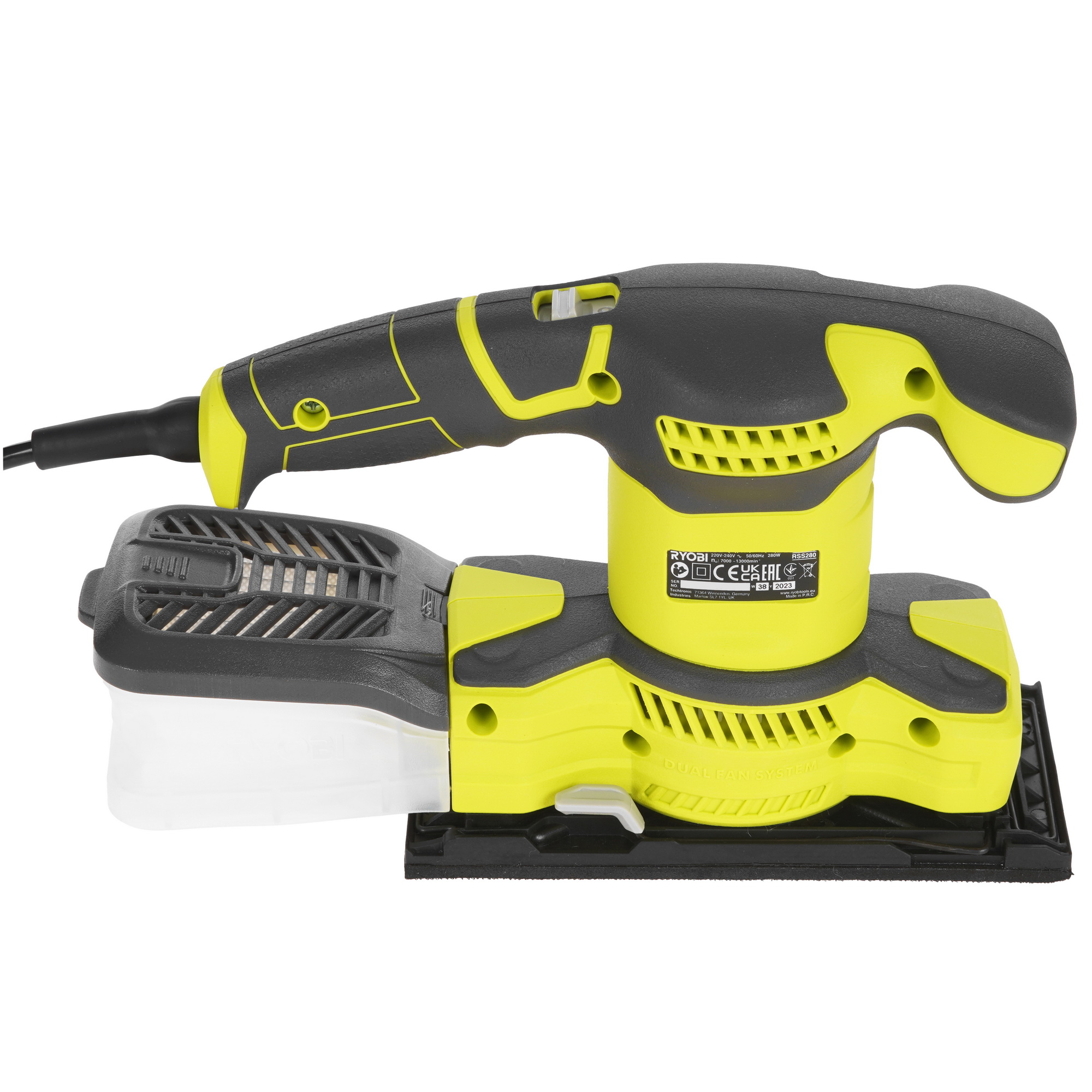Виброшлифовальная машина Ryobi RSS280-S 5481145 STDN-0041792 - Вид №3