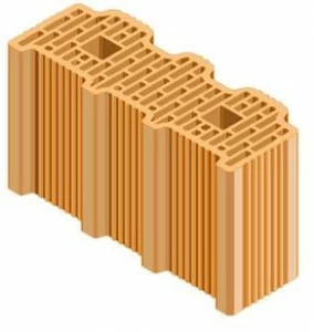 T2D Кирпичный блок Ecopor® ssc 733