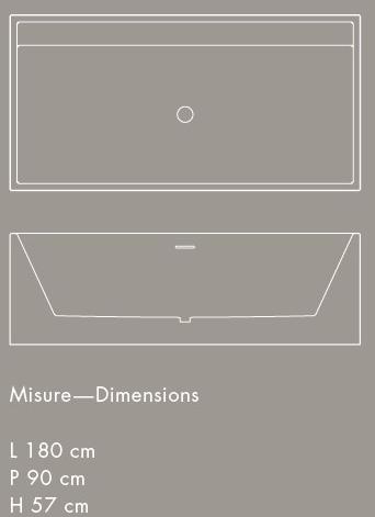 Nic Прямоугольная ванна из Corian® Vasche da bagno sun-id-1460302 - Вид №5