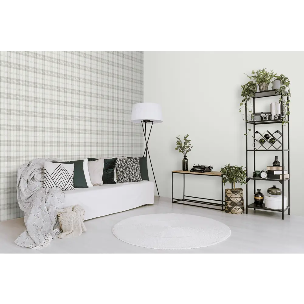 Флизелиновые обои ATELIERO Scotland зеленые 1.06 м 89432664 STLM-1564725 - Вид №4