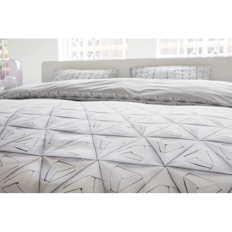 Комплект постельного белья "Оригами" Серый 150х200 см SNURK MONOGAMI2017150Х200CM - Вид №2
