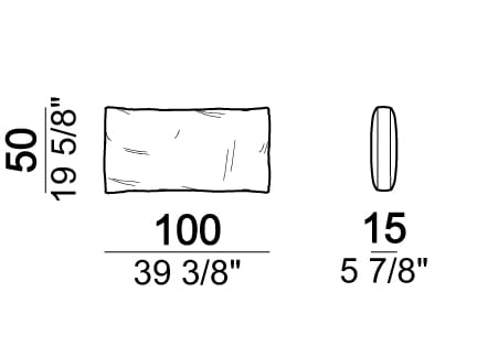 Тканевый диван с полуостровом Arketipo MOSS ARCH-00121787 - Вид №24