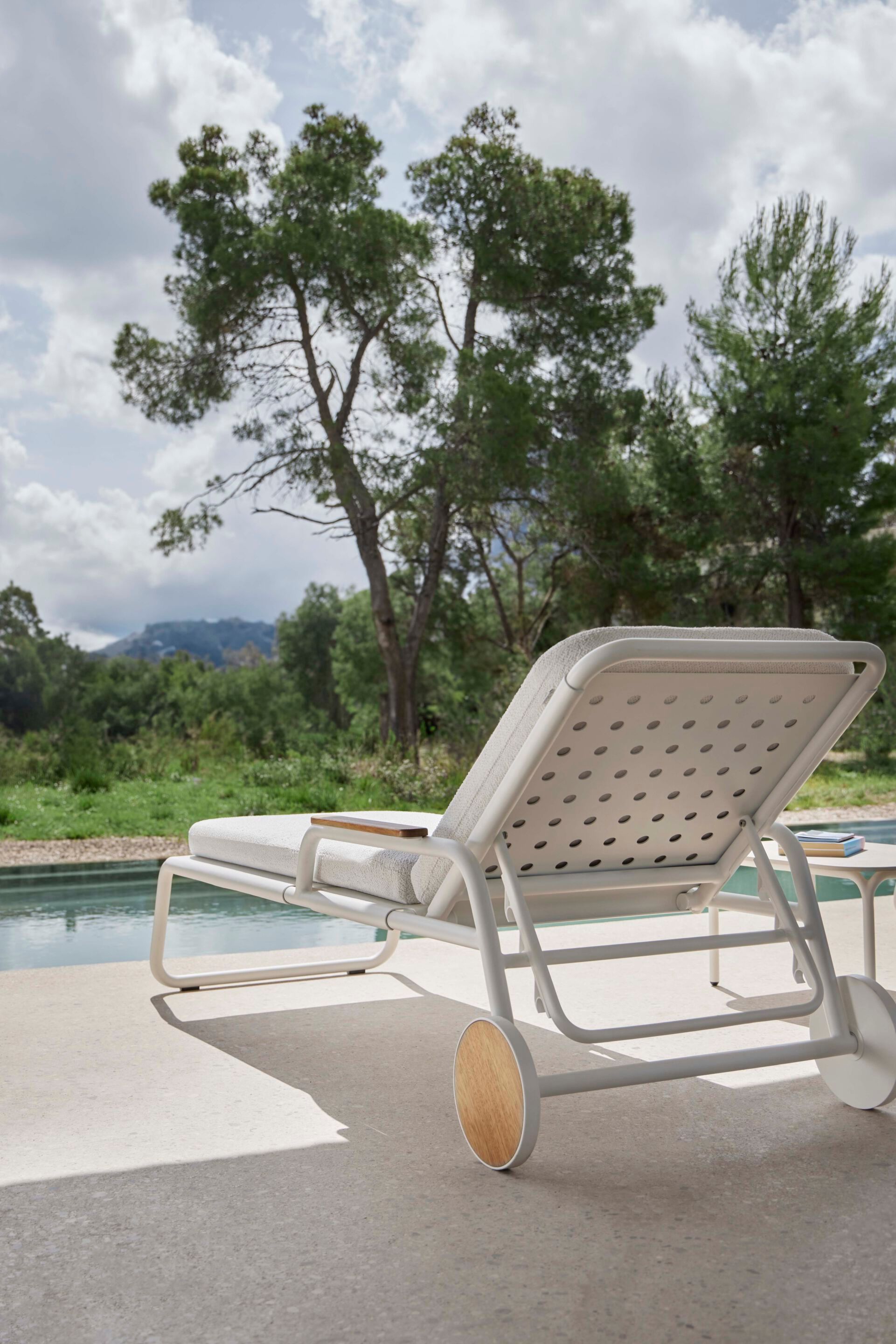 Тканевая откидная Садовая кровать с подлокотниками GANDIABLASCO ARCH-00119111 - Вид №5