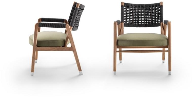 Flexform Кресло из ироко с подлокотниками Ortigia sun-id-1408385 - Вид №3