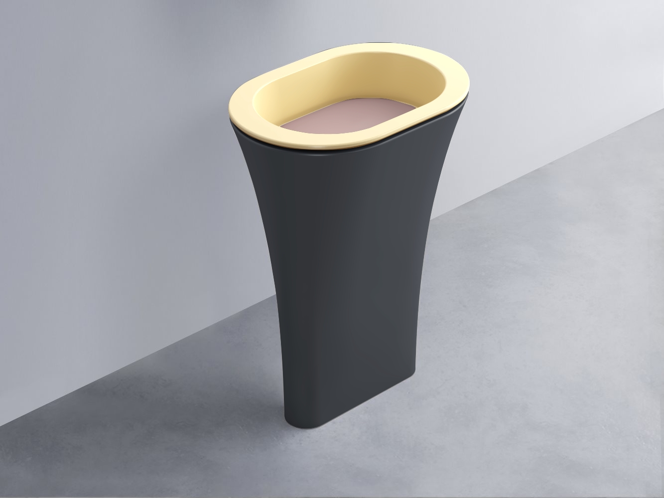 AMLA65-CN+AMPILO-CP+AMCOLO-BA Раковина Amedeo Ovale отдельностоящая cielo Enjoy + Amedeo Ceramica Cielo