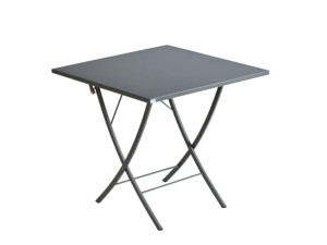 Металлический складной квадратный садовый стол