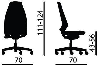 Quadrifoglio Офисный стул с 5 спицами Oxygen sun-id-1354538 - Вид №2