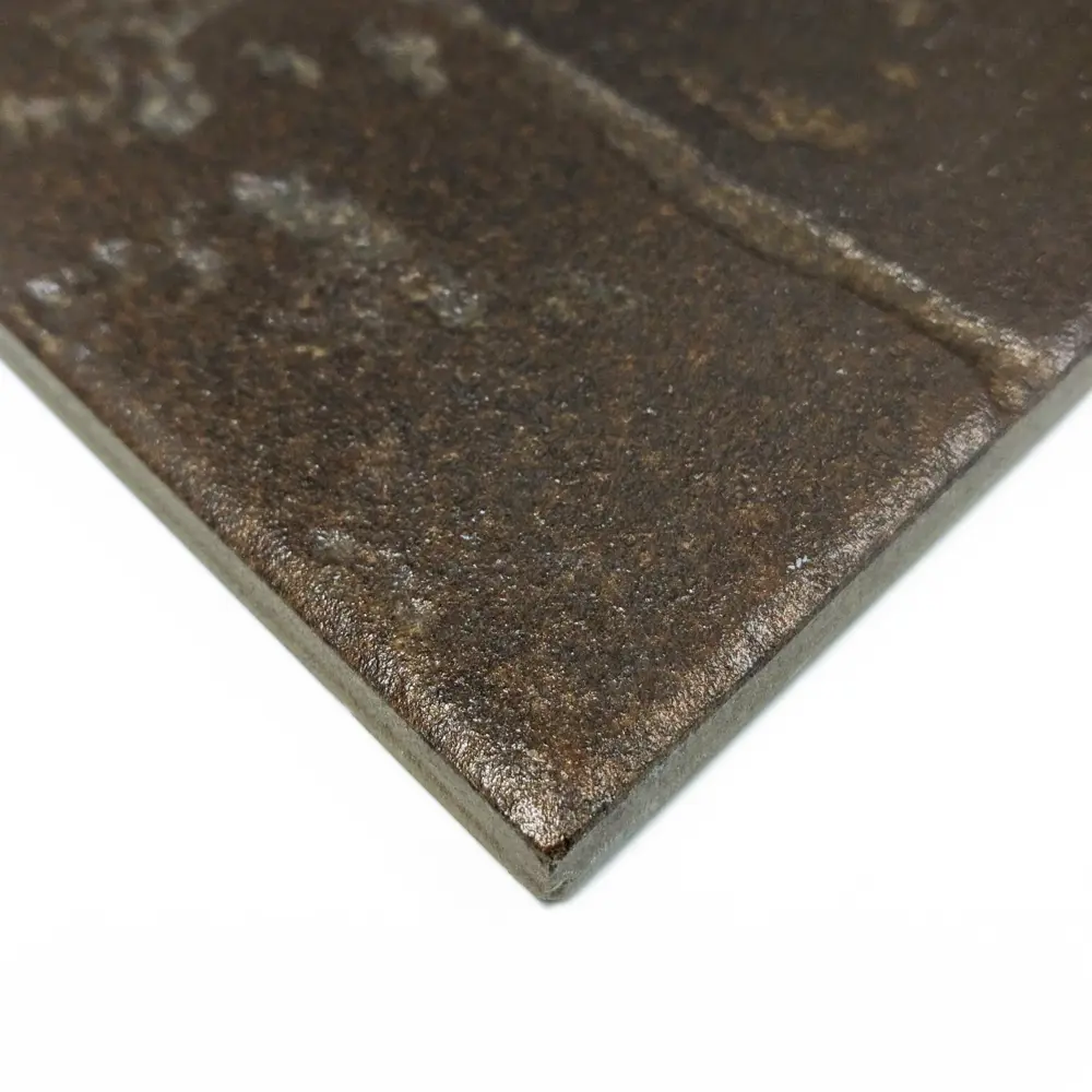 Керамин Грес Руст Бастион — глазурованный керамогранит 40×40 см коричневый матовый 89389022 STLM-1459655 - Вид №2