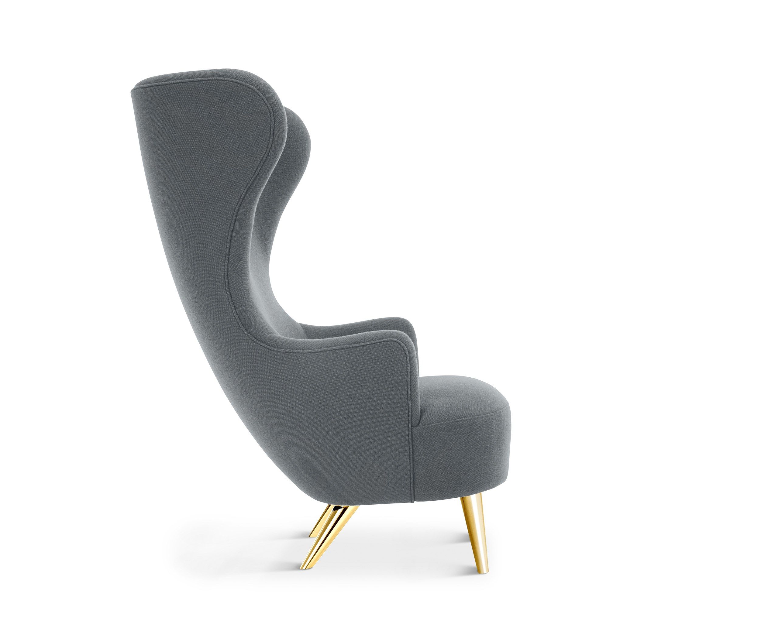 Тканевое кресло-шпагат Tom Dixon Wingback ARCH-00030040 - Вид №5