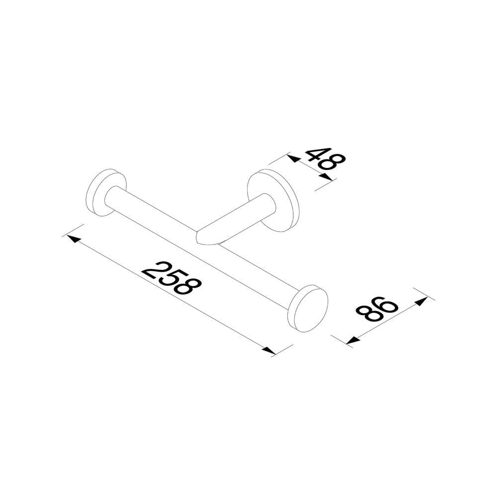 Металлический двойной держатель рулона Geesa Nemox ARCH-00019482 - Вид №1
